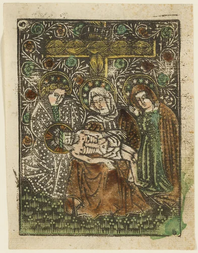 The Pietà by Artist Unknown, metalwork, 1460-1465