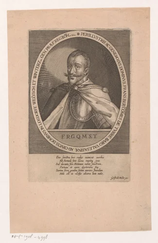 Portret van Franz Bernhard von Thurn-Valsassina by anonymous, print, 1620-1656