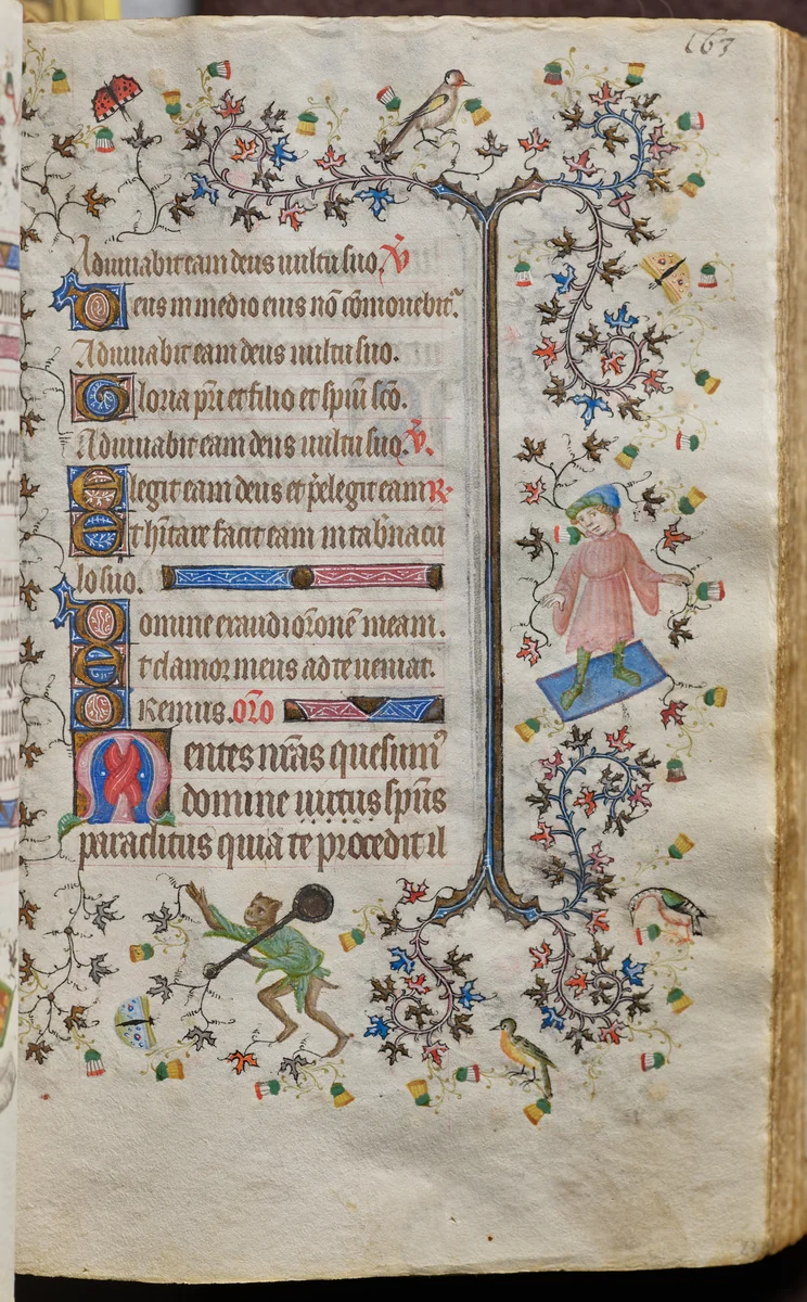 Hours of Charles the Noble, King of Navarre (1361-1425): fol. 82r, Text by Master of the Brussels Initials and Associates, book, 1400-1410