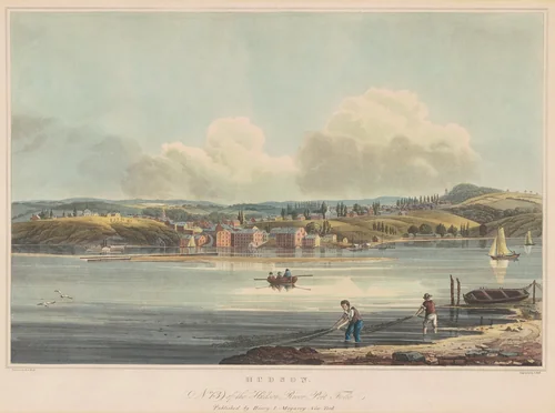 Hudson by John Hill; William Guy Wall; Henry J. Megarey, print, 1825