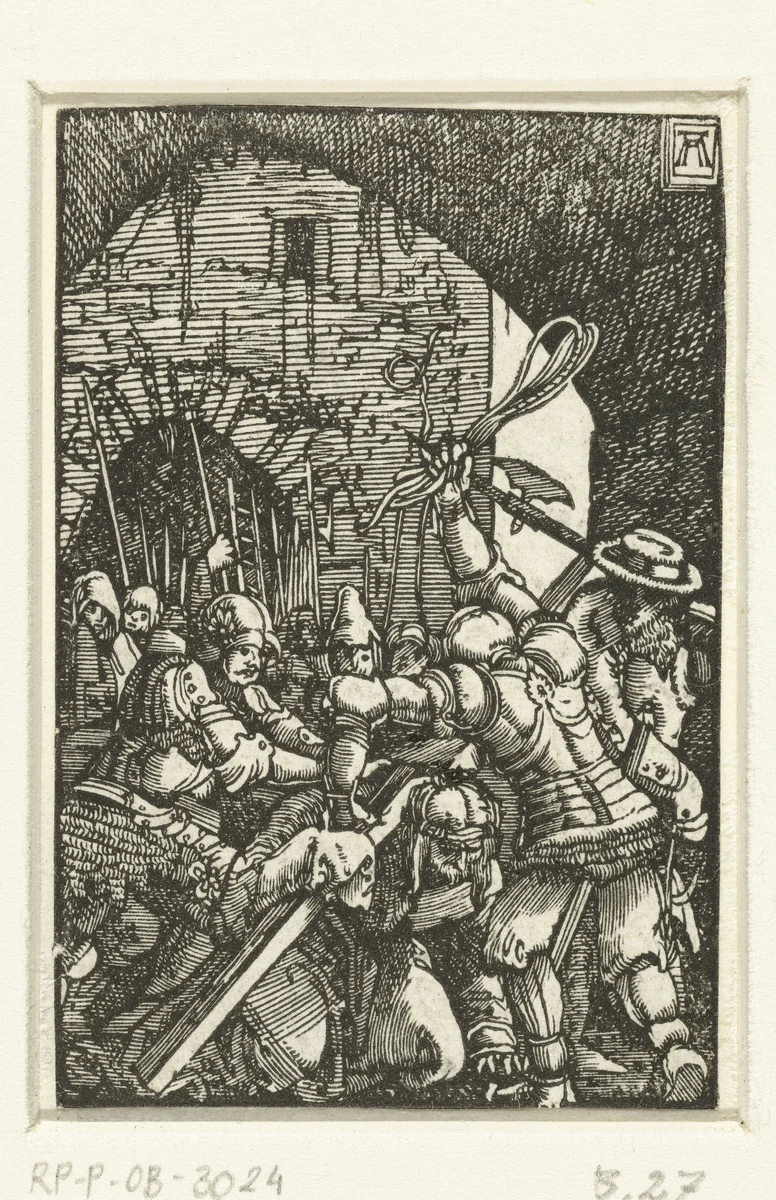 Kruisdraging by Unknown, print, 1506-1538