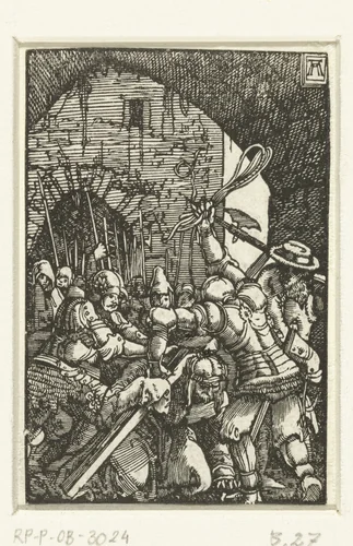 Kruisdraging by Unknown, print, 1506-1538