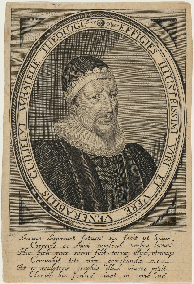 William Whateley, Puritan Vicar of Banbury by Unknown 19th Century, print, 1647