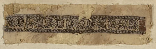 Border by Coptic Egypt, textile, 1101-1200