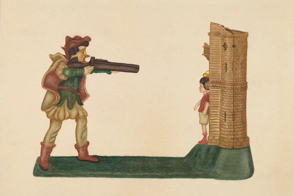 Toy Bank by American 20th Century, index of american design, 1935-1942