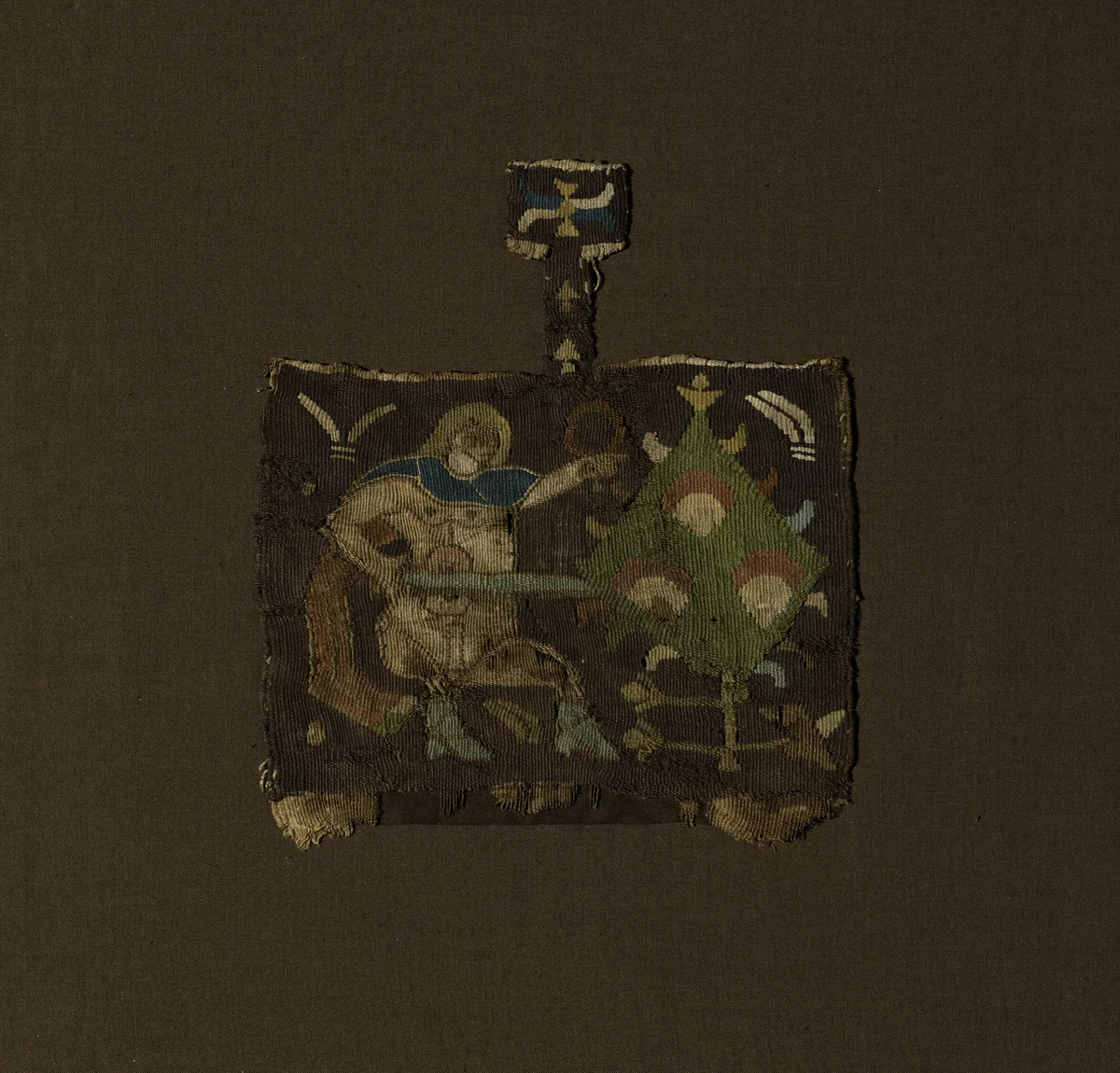 Fragment by Coptic Egypt, textile, 501-800