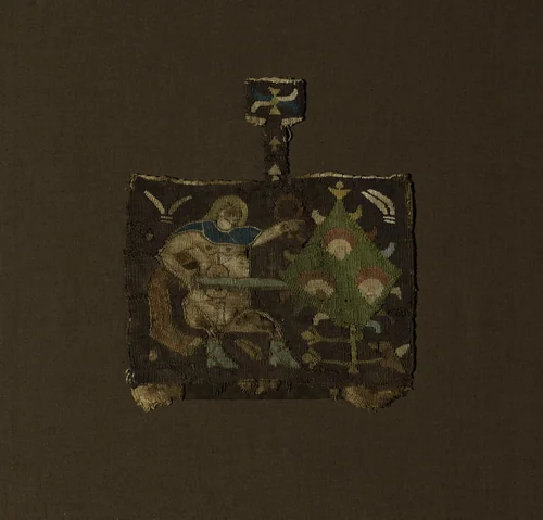 Fragment by Coptic Egypt, textile, 501-800