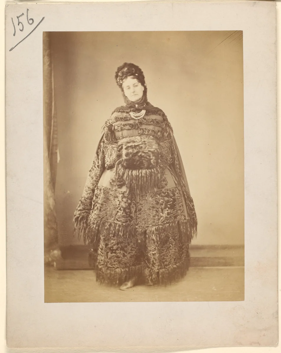 Le Caracul (L'Astrakhan) by Pierre-Louis Pierson, photograph, 1860-1869