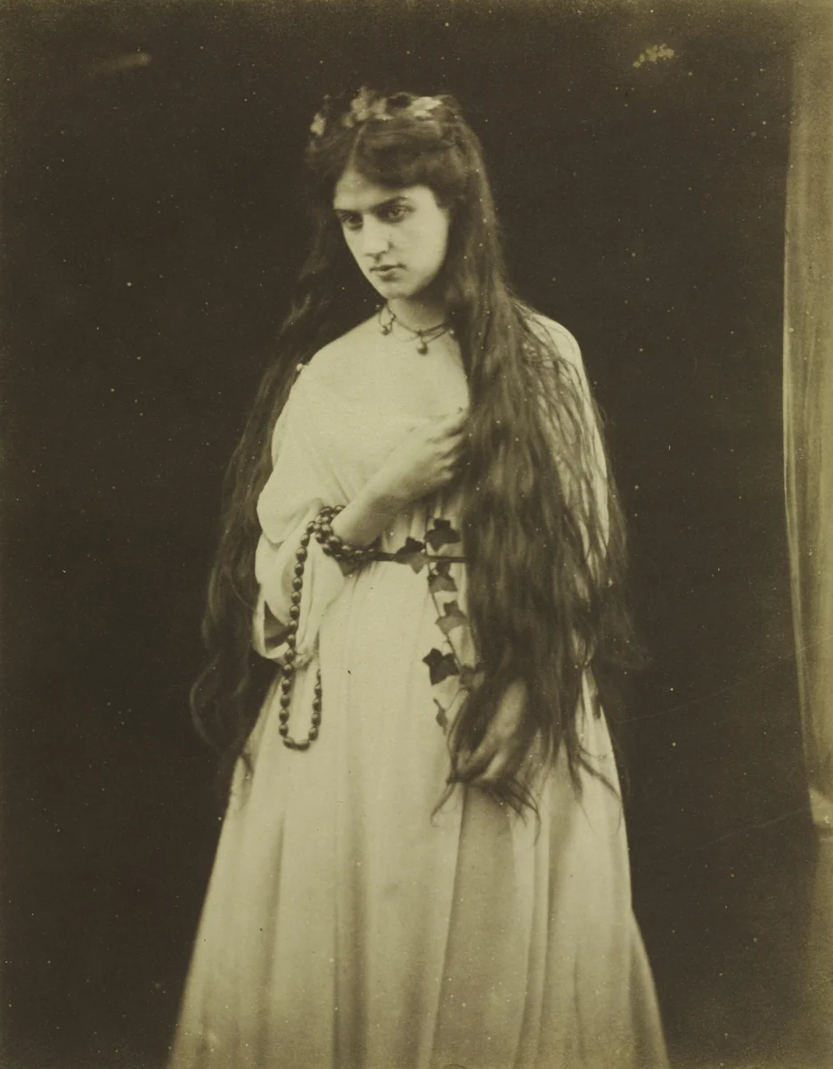 Mnemosyne (Marie Spartali, 1844-1927) by Julia Margaret Cameron, photograph, 1868
