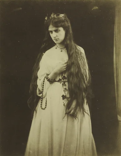 Mnemosyne (Marie Spartali, 1844-1927) by Julia Margaret Cameron, photograph, 1868