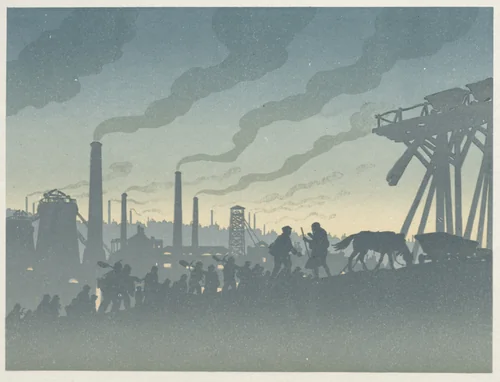 The Wandering Jew: The Modern City by Henri Rivière, other, 1896