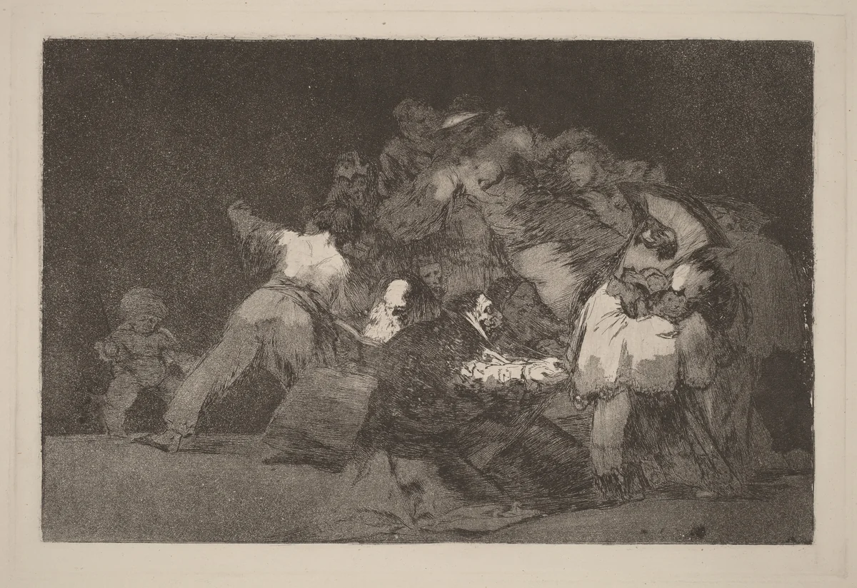 Disparate general (General Folly) by Francisco Goya, print, 1816
