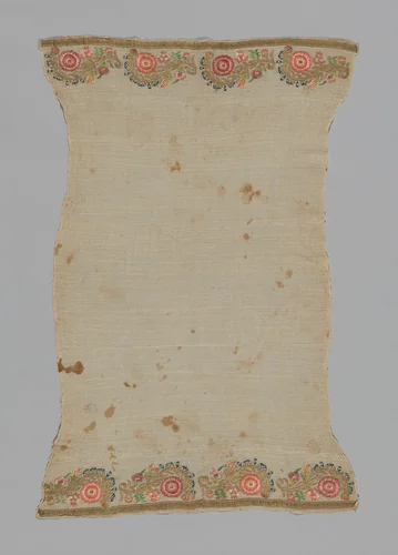 Towel or Napkin by Turkey, textile, 1801-1900