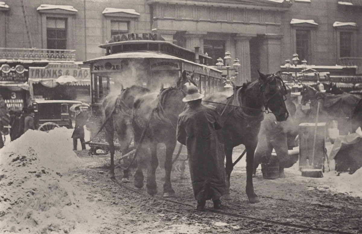 The Terminal by Alfred Stieglitz, photograph, 1893