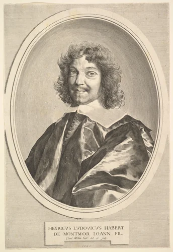 Henri-Louis Habert de Montmor by Claude Mellan, print, 1640