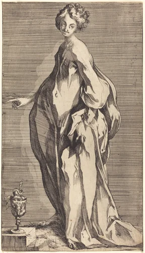 Saint John by Jacques Bellange, print, 1594-1616