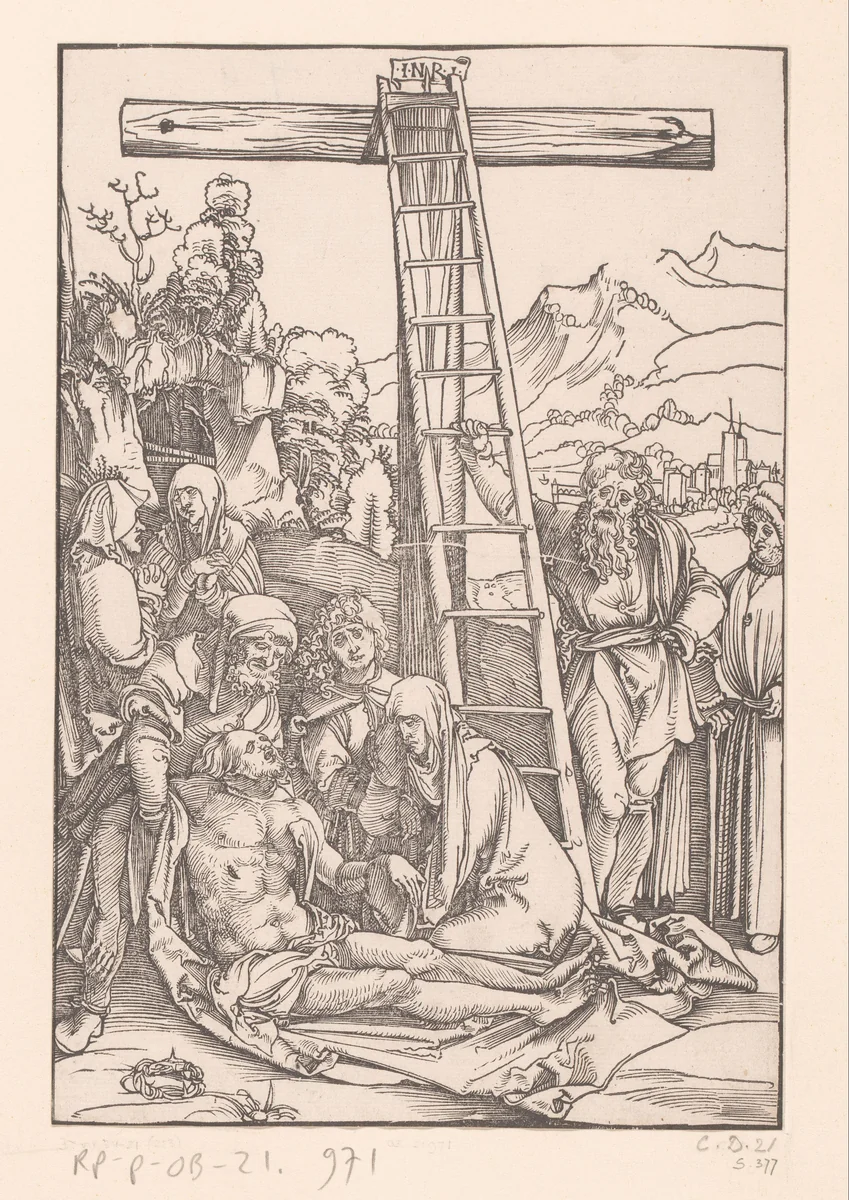 Bewening van Christus by anonymous, print, 1506-1507