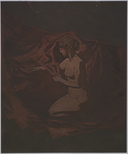 Embers Glow by Theodore Roussel, print, 1890-1897