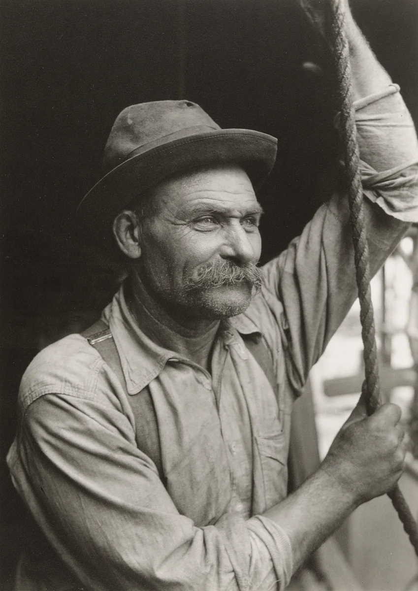 Stevedore, New York Waterfront by Lewis Wickes Hine, photograph, 1920