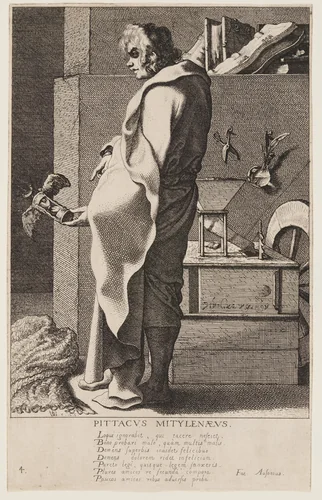 Pittacus Mitylenaeus, from Seven Wise Men of Greece by Jacques de Gheyn III, print, 1616