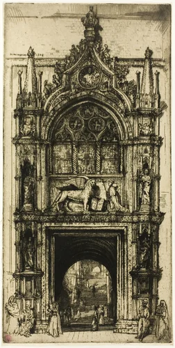 Doorway of the Doges', Venice by Donald Shaw MacLaughlan, print, 1909