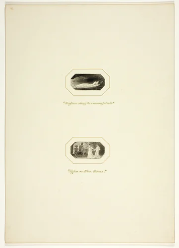 Study for a plate from The Triumphs of Temper, in the 1796 Royal Engagements Pocket Book by Thomas Stothard, drawing, 1790-1800