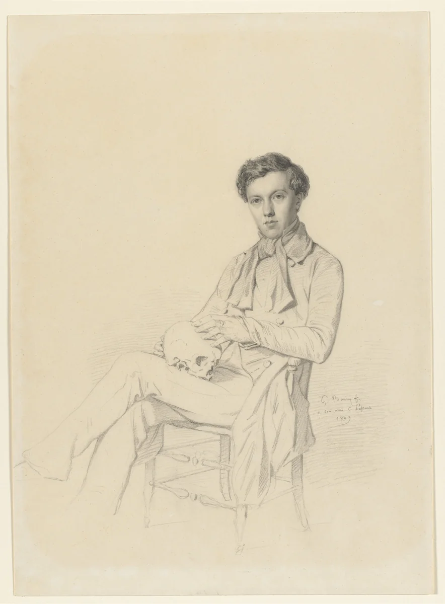 Charles Passant by Gustave Edward Barry, drawing, 1849