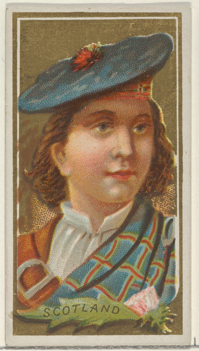 Scotland, from the Types of All Nations series (N24) for Allen & Ginter Cigarettes by Allen & Ginter, print, 1889