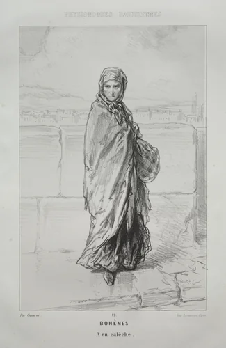 Bohèmes by Paul Gavarni, print, 1824-1866