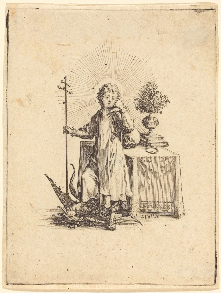 The Young Jesus by Jacques Callot, print, 1592-1635