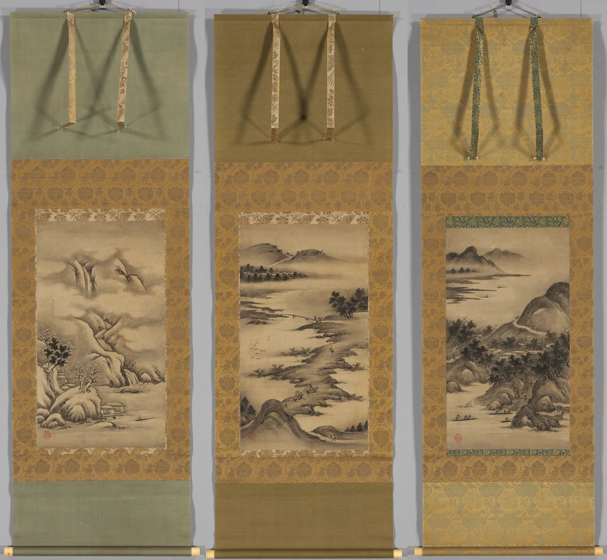 Seasonal Landscapes by Kano Hideyori, painting, 1525-1575