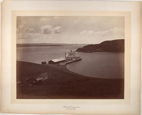 Strait of Carquennes, from South Vallejo by Carleton E. Watkins, photograph, 1868-1869