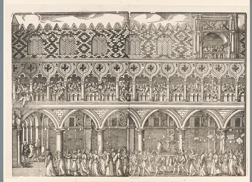 Festa della Sensa (zesde gedeelte) by Jost Amman, print, 1679