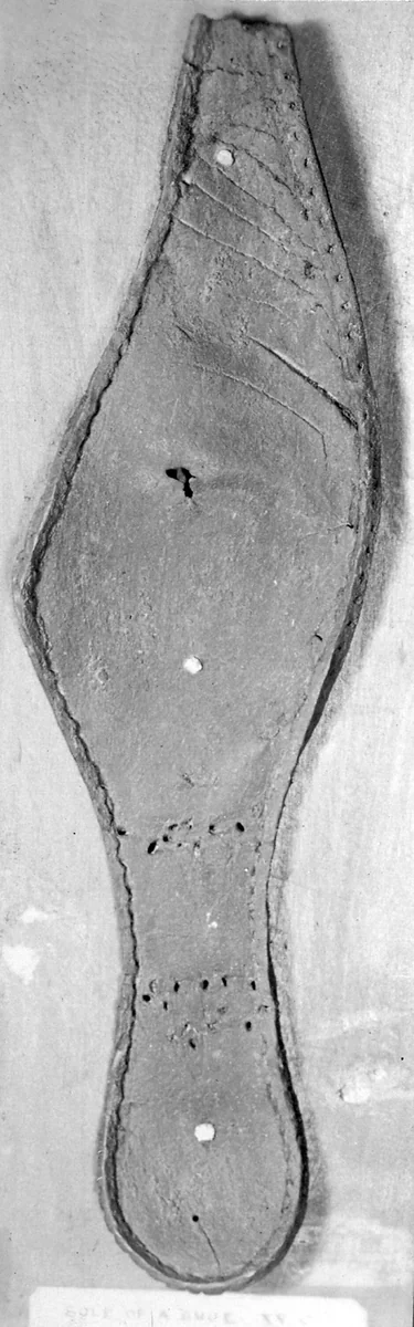 Sole of a Shoe by England Found at London Wall, textile, 1450-1470