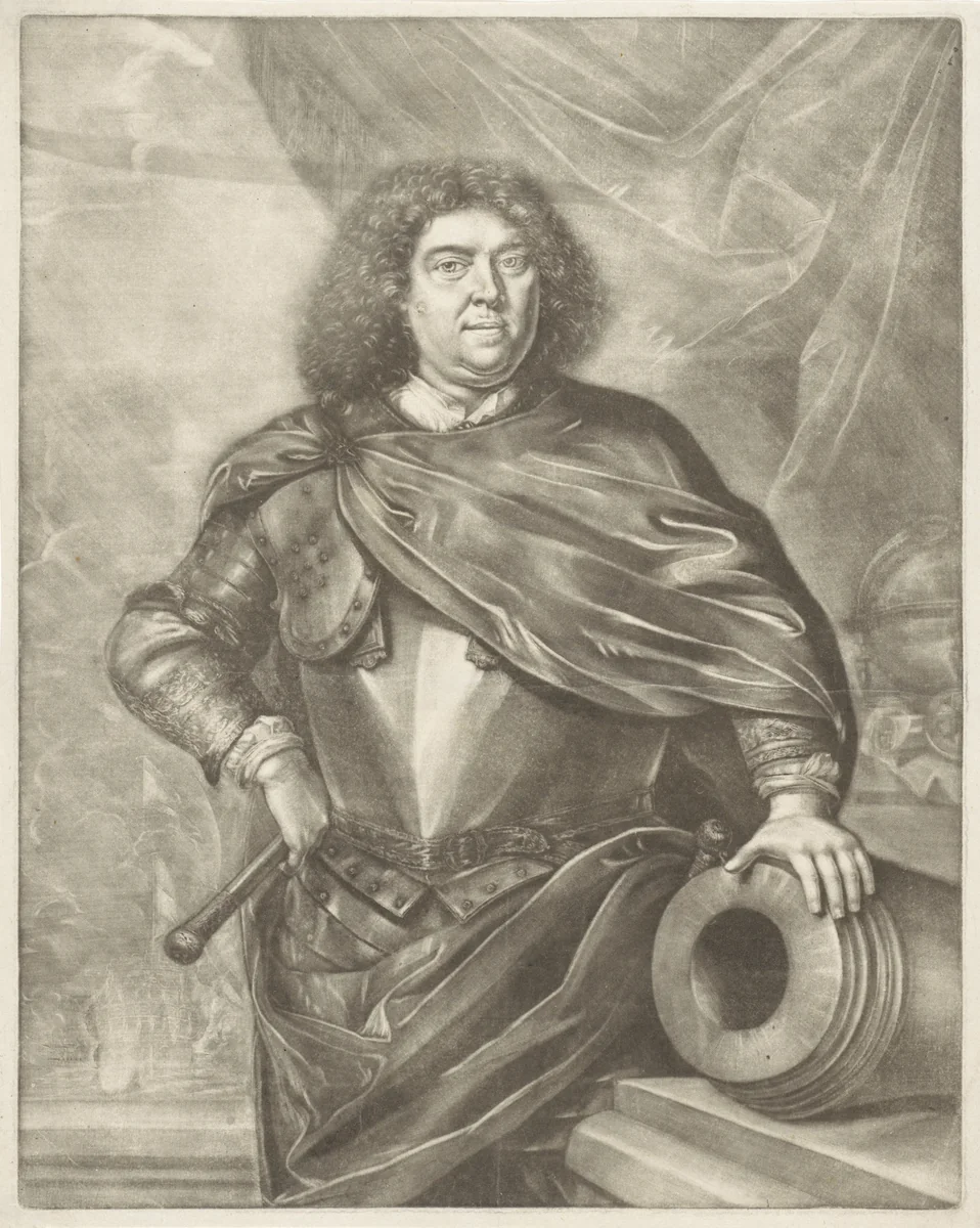 Portret van Pieter Gilles Schey by Thomas van der Wilt, print, 1673-1733