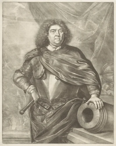 Portret van Pieter Gilles Schey by Thomas van der Wilt, print, 1673-1733