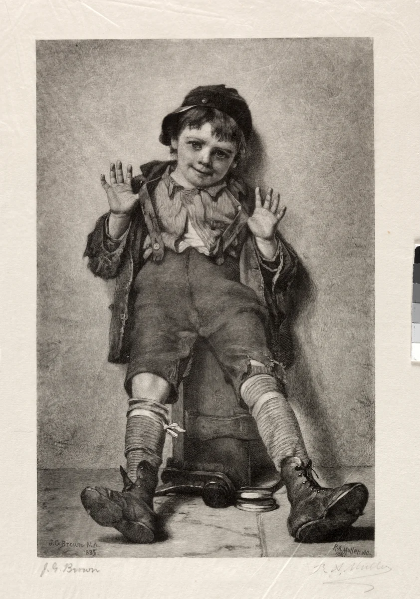 I'm Perfectly Happy by Richard Alexander Muller, print, 1886