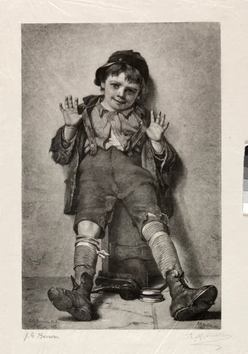 I'm Perfectly Happy by Richard Alexander Muller, print, 1886