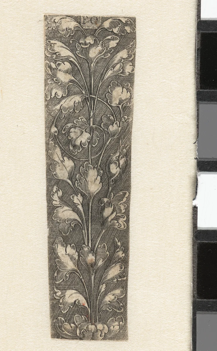 Fragment van een ornament by Unknown, print, 1530-1540