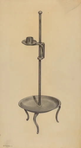 Candle Stand by Gordon Sanborn, index of american design, 1939