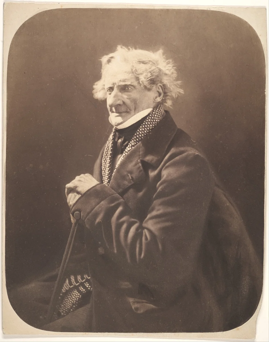 Pierre-Luc-Charles Cicéri by Nadar, photograph, 1855-1860