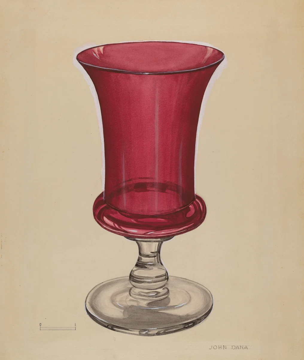 Vase by John Dana, index of american design, 1936
