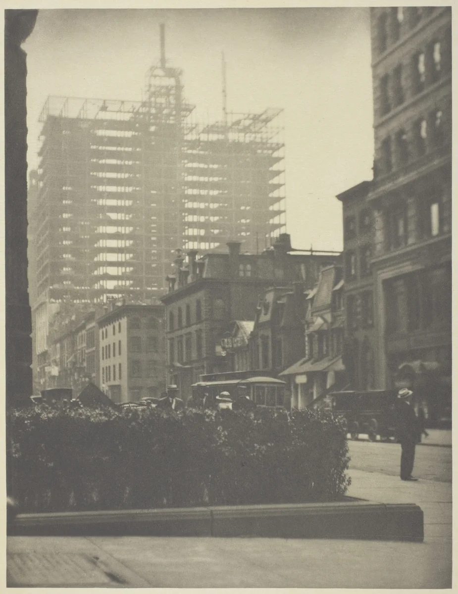 Old and New New York by Alfred Stieglitz, print, 1910