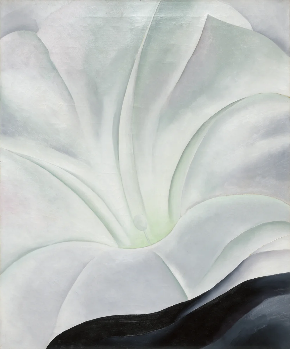 Morning Glory with Black by Georgia O'Keeffe, painting, 1926