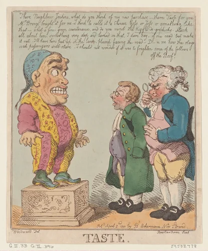 Taste by Thomas Rowlandson, print, 1801