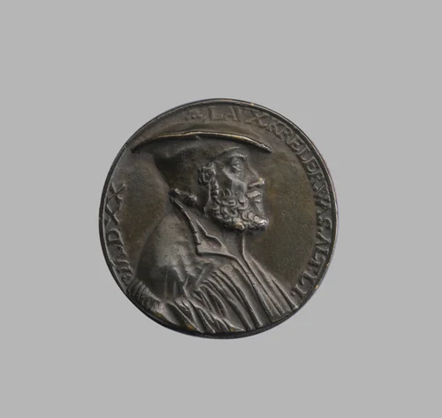 Laux Kreler and Elisabeth Kreler by Hans Kels, metalwork, 1500-1599