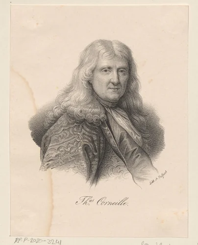 Portret van Thomas Corneille by anonymous, print, 1818-1842