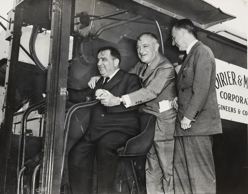 "Breaking Ground for New Housing Project in Brooklyn" by Times Wide World Photos, photograph, 1938