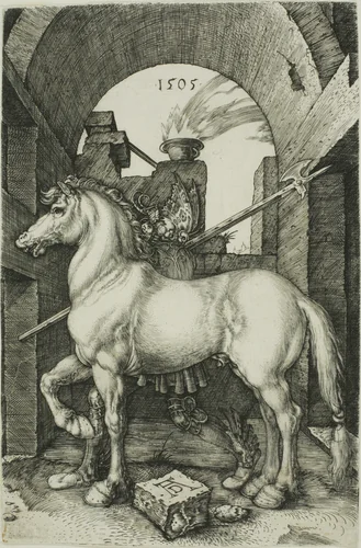 The Small Horse by Albrecht Dürer, print, 1505