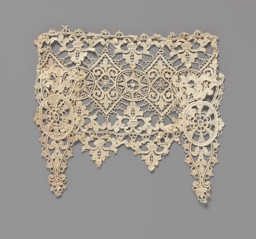 Meubelversiering van machinale kant by anonymous, other, 1900